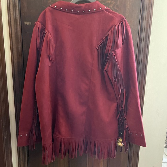 L&B Maverick Burgundy Jacket - Picture 2 of 2